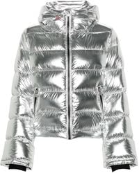 Perfect Moment - Ausgestellte Jacke Im Metallic-Look - Lyst