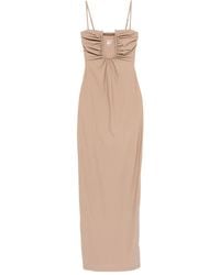 Christopher Esber - Ruched Midi Dress - Lyst