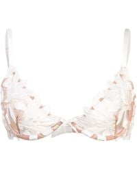 Fleur du Mal - Lily Lace Demi Bra - Lyst