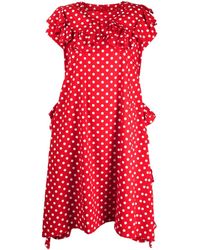 Comme des Garçons - ポルカドット フレアドレス - Lyst