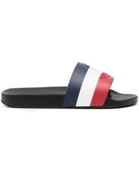 Moncler - Chanclas con rayas - Lyst