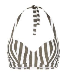 Eres - Corazon Striped Halterneck Bikini Top - Lyst
