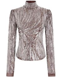 Rabanne - Sequin-Embellished Top - Lyst