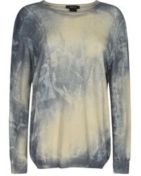 Avant Toi - Sweatshirt Mit Batik-Print - Lyst