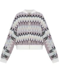 Akep - Veste Zippée À Motif Zig-Zag - Lyst