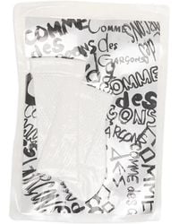 Comme des Garçons - Logo Socks - Lyst