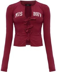 MISBHV - Bow-Detail Blouse - Lyst