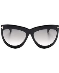 Tom Ford - Doris Oversize-Frame Sunglasses - Lyst