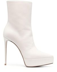 Le Silla - 150mm Heeled Pointed Boots - Lyst