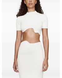 Christopher Esber - Maparadita Cut-Out Short-Sleeve Top - Lyst
