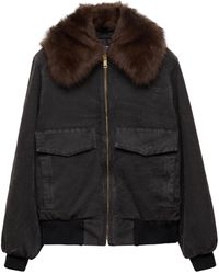 Prada - Giacca Imbottita - Lyst