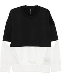 Neil Barrett - Colour-Block Panelled Sweater - Lyst