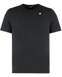 K-Way - Adame Katoenen T-Shirt Met Ronde Hals - Lyst