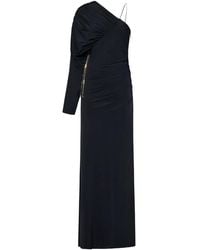 Danamé - Asymmetrical Draped Evening Dress - Lyst
