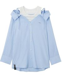 Musium Div. - Striped Tie-Straps Top - Lyst