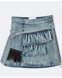 3.1 Phillip Lim - デニム ミニスカート - Lyst