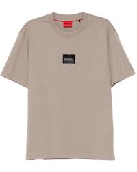 HUGO - Logo-Patch T-Shirt - Lyst