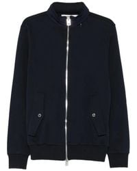 Les Hommes - Zip-Up High-Neck Cardigan - Lyst
