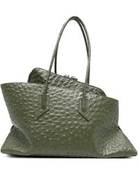 The Attico - Medium La Passeggiata Leather Tote Bag - Lyst