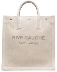 Saint Laurent Sac cabas Rive Gauche - Neutre