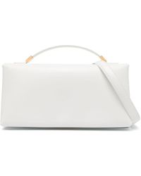 Marni - Leather Tote Bag With Prisma Logo - Lyst