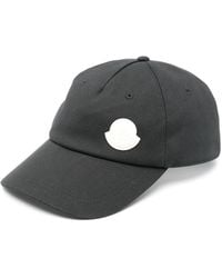Moncler - Baseballkappe Mit Logo-Patch - Lyst