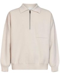 Roberto Collina - Quarter-Zip Chest-Pocket Sweater - Lyst