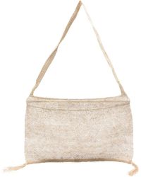 SLO_HAND_MADE - Tasselled Net Tote Bag - Lyst