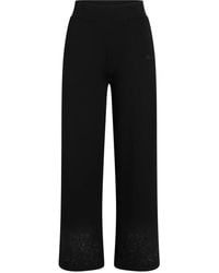 Karl Lagerfeld - Pantalones de chándal con bordado floral - Lyst
