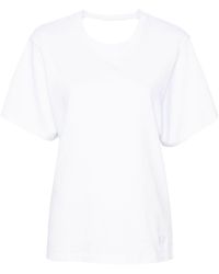 IRO - Edjy Open-back Cotton T-shirt - Lyst