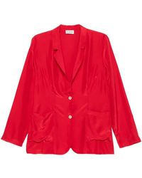 P.A.R.O.S.H. - Saxon Button Patch-Pocket Blazer - Lyst