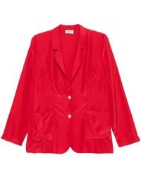 P.A.R.O.S.H. - Saxon Button Patch-Pocket Blazer - Lyst