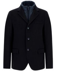 Herno - Nylon Ultralight Quilted-Bib Blazer - Lyst