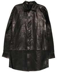 A Diciannoveventitre - Jane Leather Coat - Lyst