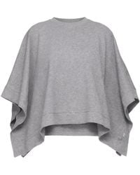 MM6 by Maison Margiela - Oversized Panelled Poncho - Lyst