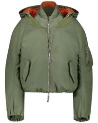 SRVC Studio - Hooded Bomber Jacket - Lyst