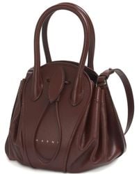 Marni - Leather Tulipea Small Handbag - Lyst