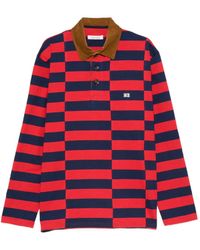 Wales Bonner - Polo a rayas con cuello de pana - Lyst