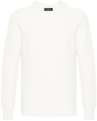 Zanone - Gerippter Strickpullover - Lyst