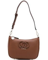 Guess - Isola Logo-Plaque Shoulder Bag - Lyst
