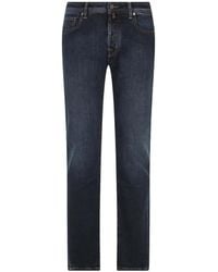 Jacob Cohen - Bard Faded-Effect Straight-Leg Jeans - Lyst