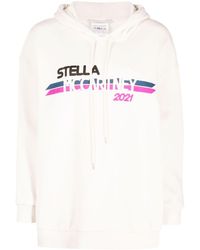 Stella McCartney - Moto Logo-print Hoodie - Lyst