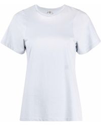 Totême - T-shirt en coton biologique à logo brodé - Lyst