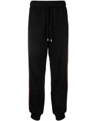 Lanvin - Side Curb Cotton Track Pants - Lyst