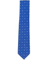 Brioni - Zijden Stropdas Met Diamantpatroon - Lyst