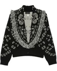 Alanui - Cashmere And Wool Cardi-Bomber - Lyst