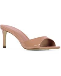 Black Suede Studio - Freddie Patent-Leather Sandals - Lyst