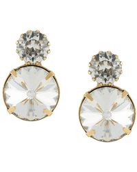 Jennifer Behr - Myrla Ohrringe Mit Kristallen - Lyst
