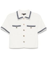 Maje - ストライプトリム トップ - Lyst