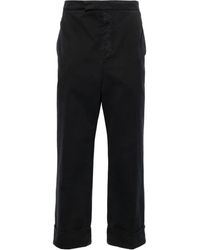 Thom Browne - Pressed-Crease Straight-Leg Trousers - Lyst